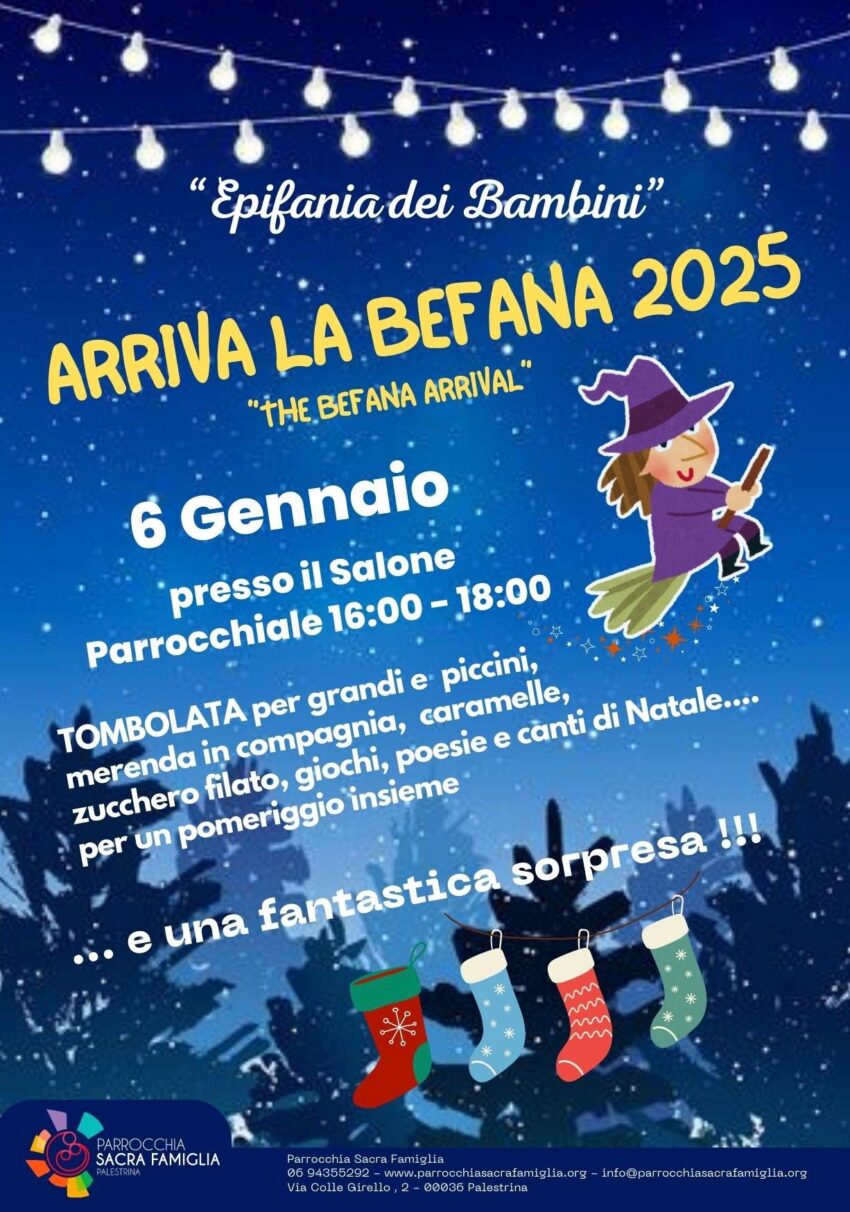 Arriva la Befana 2025!